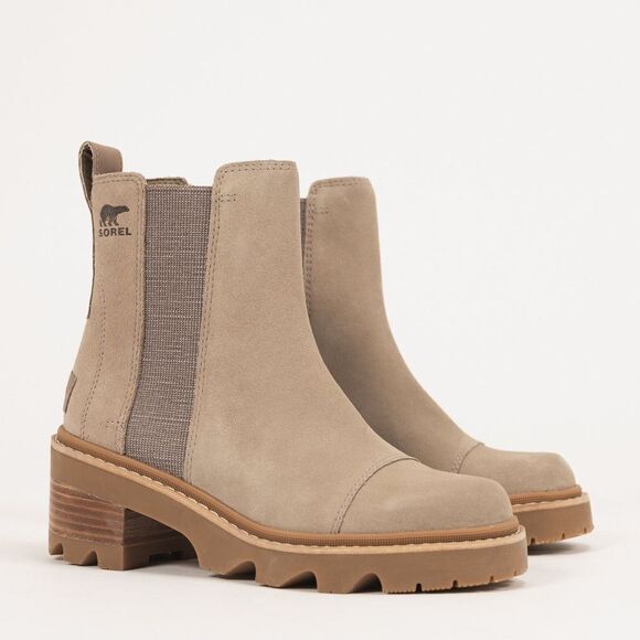 Sorel JOAN NOW CHELSEA - OMEGA TAUPE - LEATHER size 10 - Picture 1 of 10